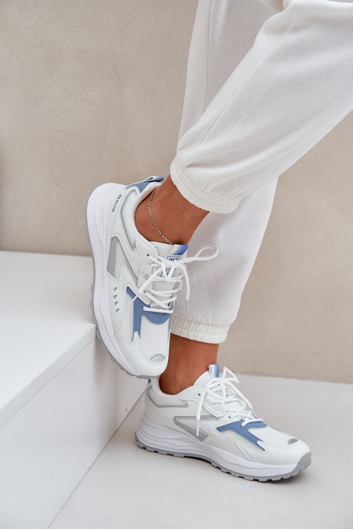 Жіноче Спортивне Взуття Big Star NN274A094 HI-POLY SYSTEM Біло-Синє
