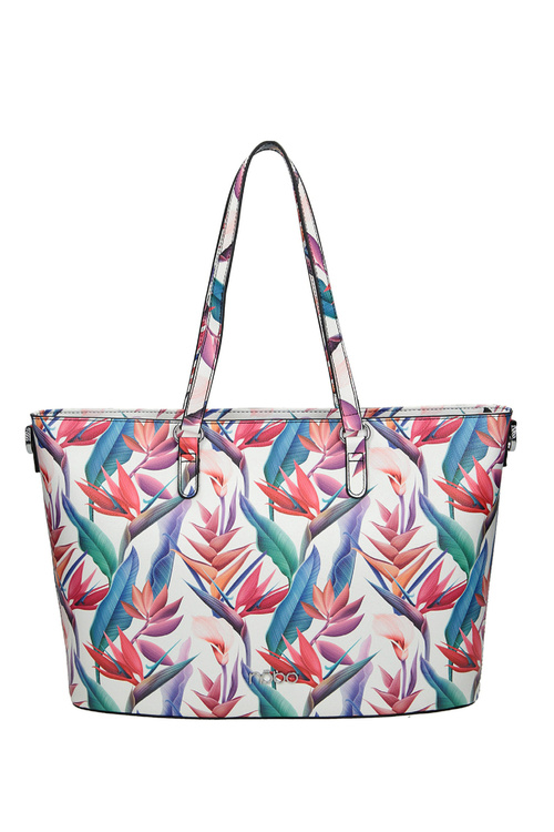 Класична велика сумка NOBO M1330-CM00 Multi-White