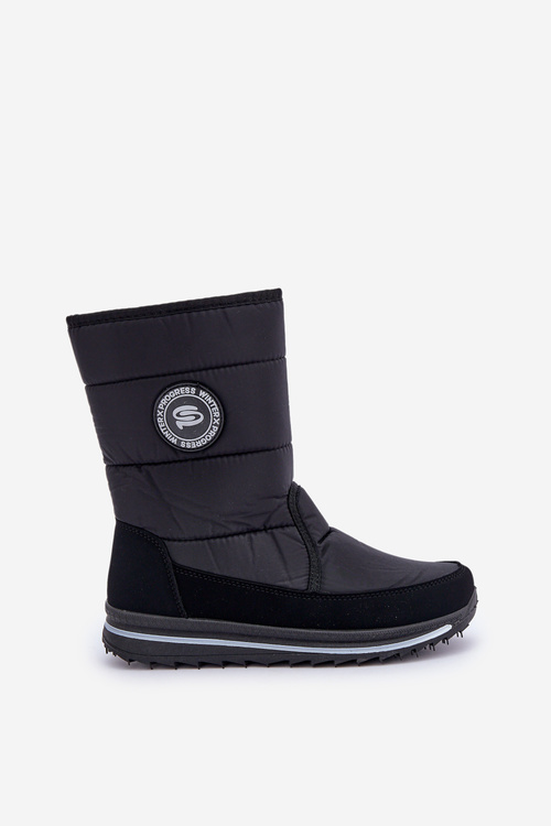 Жіночі зимові черевики на блискавці Progress PROGJ-21-09 Чорні