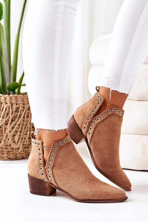 Ажурні чоботи з вирізами Camel Western