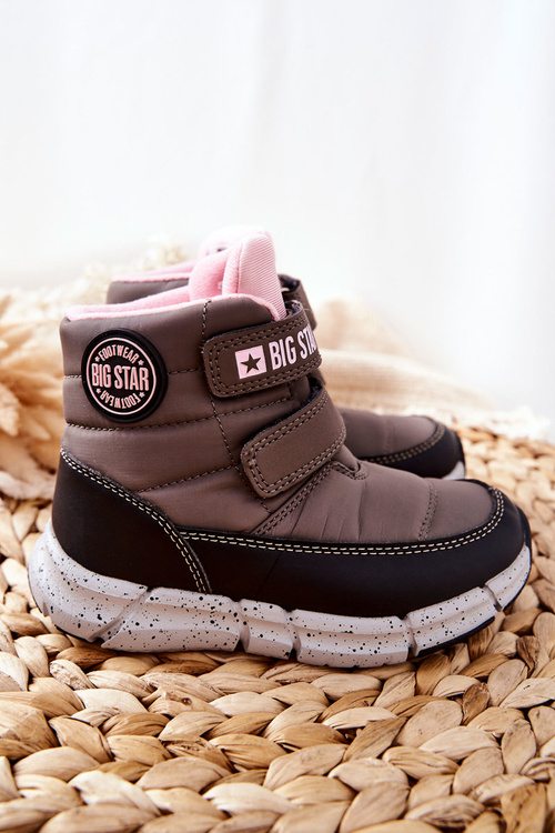 Дитячі снігові черевики Memory Foam Big Star II374071 сірі