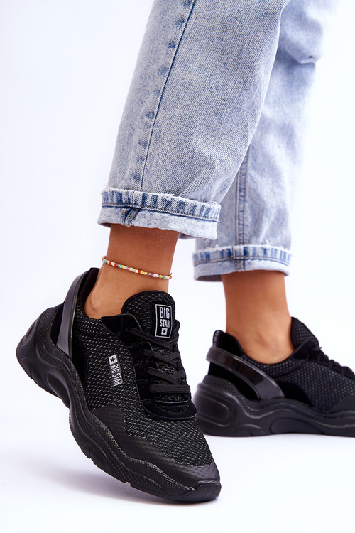 Жіноче спортивне взуття з тканини Memory Foam System Big Star LL274A065 чорний