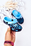 Дитячі поролонові тапочки Crocs Navy Blue Jupiter