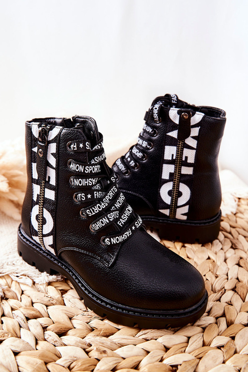 Чоботи дитячі Workers Black Pomeroy