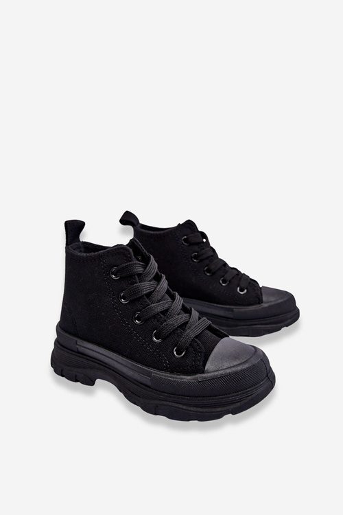 Дитячі високі кросівки Black Freeze