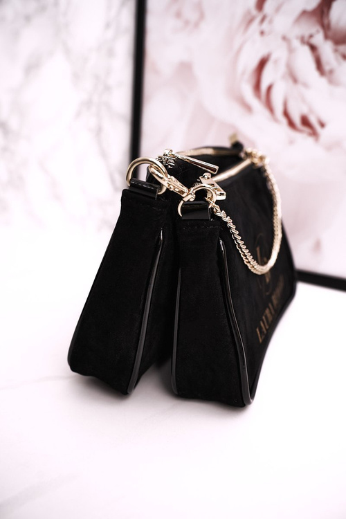 Жіноча сумочка-клатч з круглим гаманцем LAURA BIAGGI Чорний