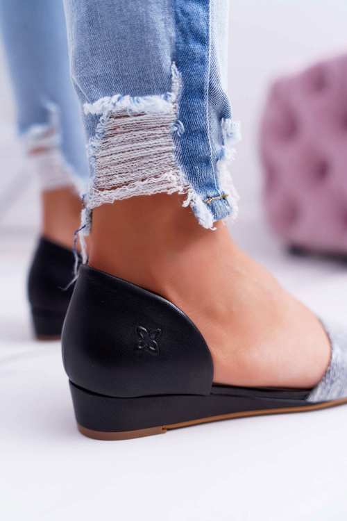 Жіночі шкіряні босоніжки Maciejka чорні 1971 Nomara