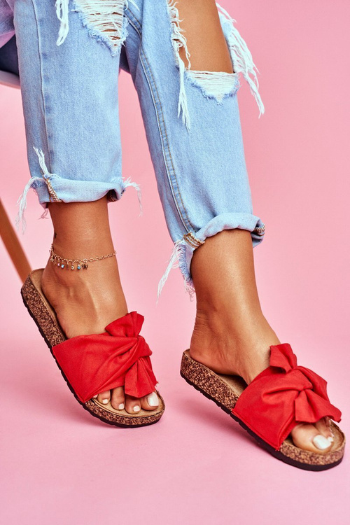 Жіночі пробкові шльопанці Cardboard Red Felis