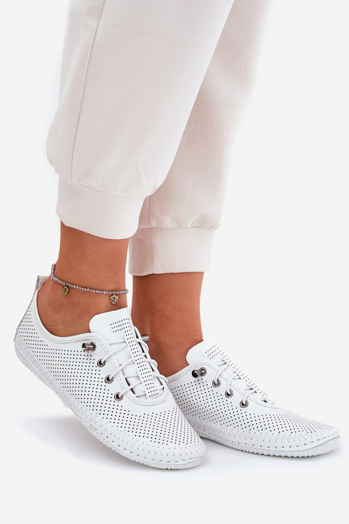 Жіноче Шкіряне Взуття З Природної Шкіри Artiker 54C0831 Біле