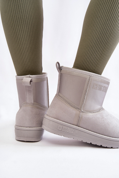 Жіночі зимові черевики Big Star KK274613 сірі