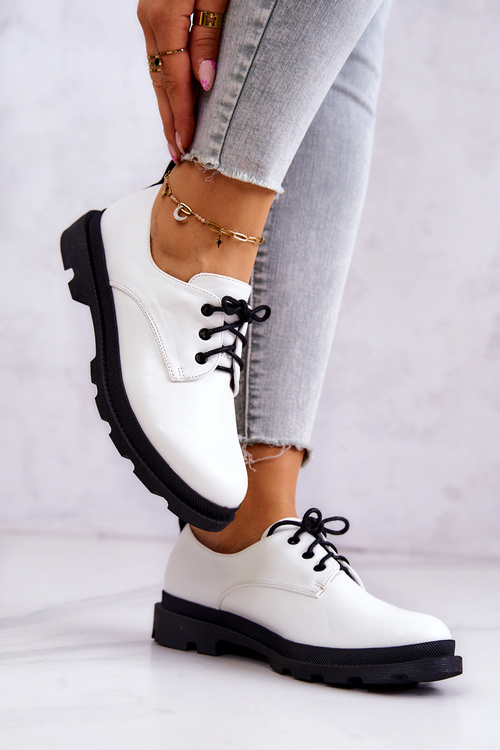 Жіночі класичні броги Oxford White Colton
