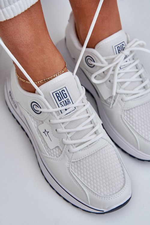 Спортивне Взуття Кросівки Жіночі Big Star NN274A103 HI-POLY SYSTEM Біло-Морський