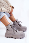 Чоботи жіночі Memory Foam Big Star KK274367 сірі