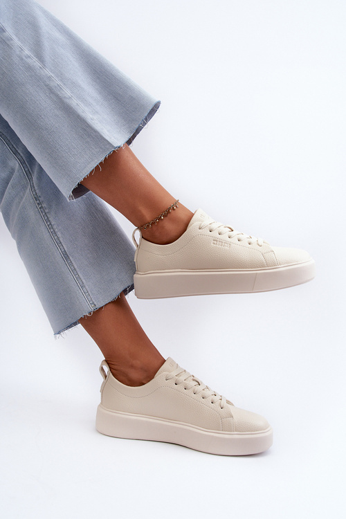 Легкі жіночі кросівки Big Star NN274321 Memory Foam System Beige