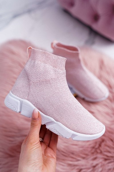 Дитяче молодіжне спортивне взуття Glitter Pink Deva