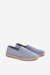 Чоловічі еспадрильї з еко замші сині Lunaria