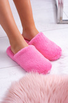 Жіночі тапочки зі штучного хутра темно-рожеві Mimia