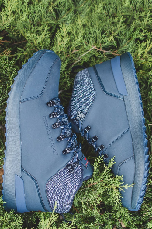 Чоловічі трекінгові черевики Cross Jeans Navy Blue EE1R4115C