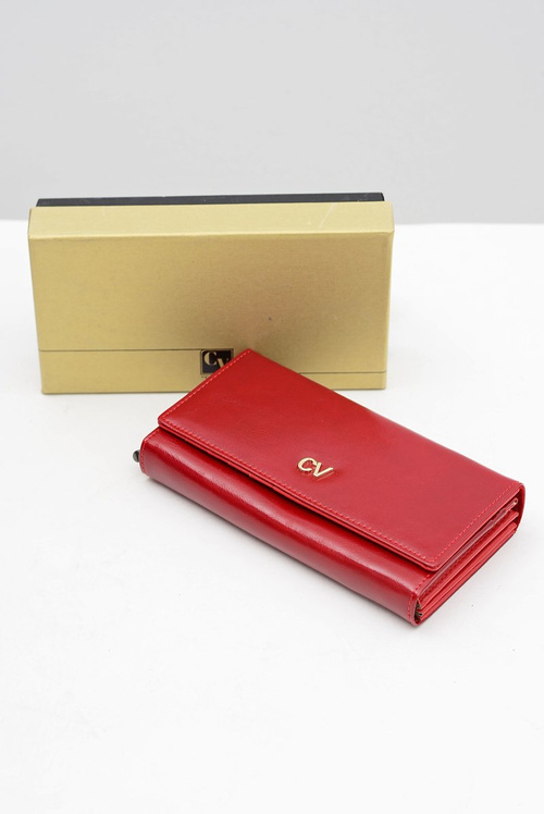 Великий жіночий червоний гаманець