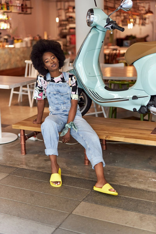 Жіночі тапочки Big Star HH274A040 жовті