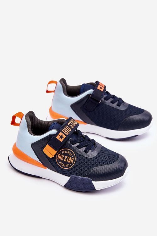 Низьке дитяче спортивне взуття Memory Foam System Big Star LL374215 Темно-синій