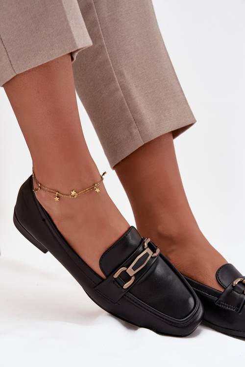 Жіночі Мокасини З Оздобленням Чорні Priscelle