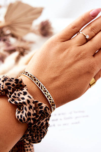 Браслет зі сталевою застібкою Золотий Mannie