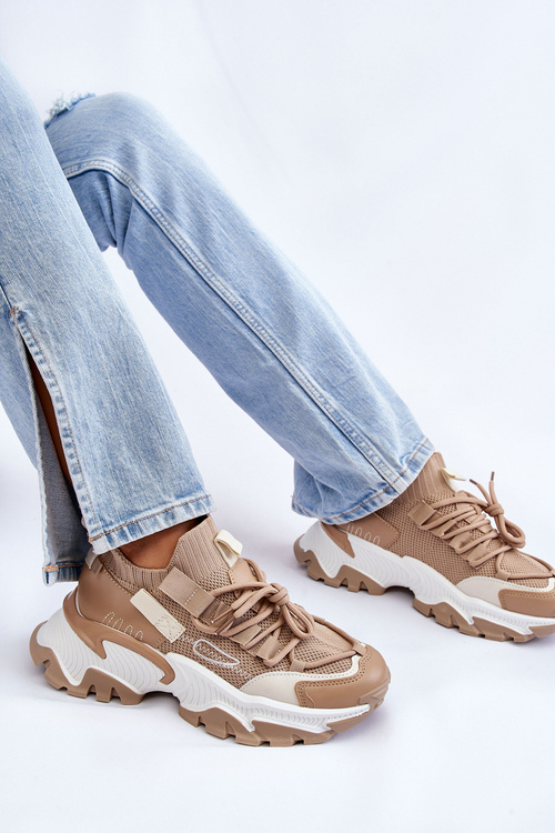 Жіночі кросівки Keaton темно-бежеві