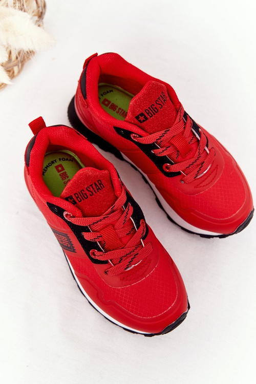 Дитяче спортивне взуття Memory Foam Big Star HH374173 Red