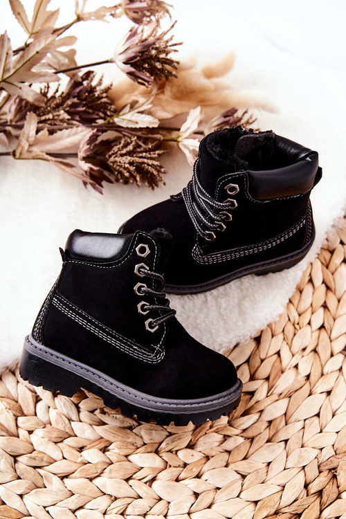 Дитячі чоботи Trapers Black Milos