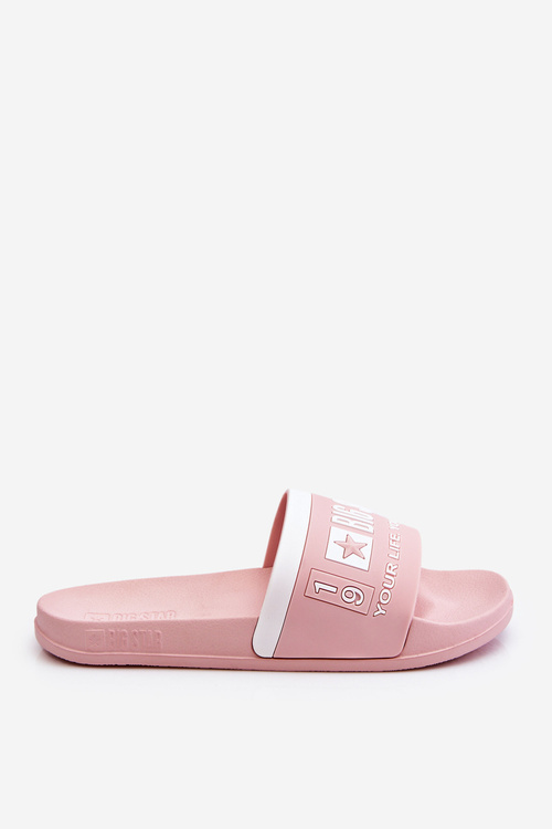 Жіночі тапочки Big Star Light LL274730 Світло-рожеві