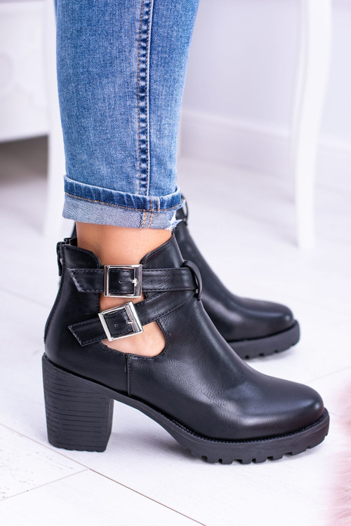 Чорні черевики Brooklyn з вирізом