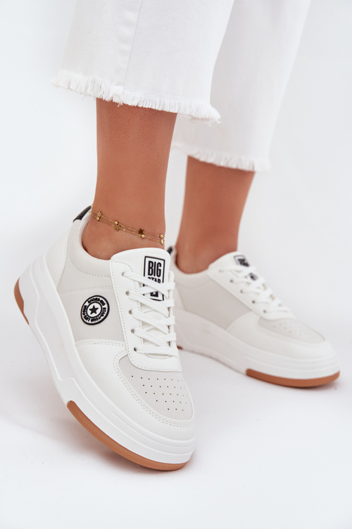 Жіночі Кросівки На Платформі Big Star RR274572 HI-POLY SYSTEM Білі
