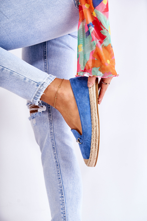 Класичні жіночі еспадрільї сліпони Blue Oresa