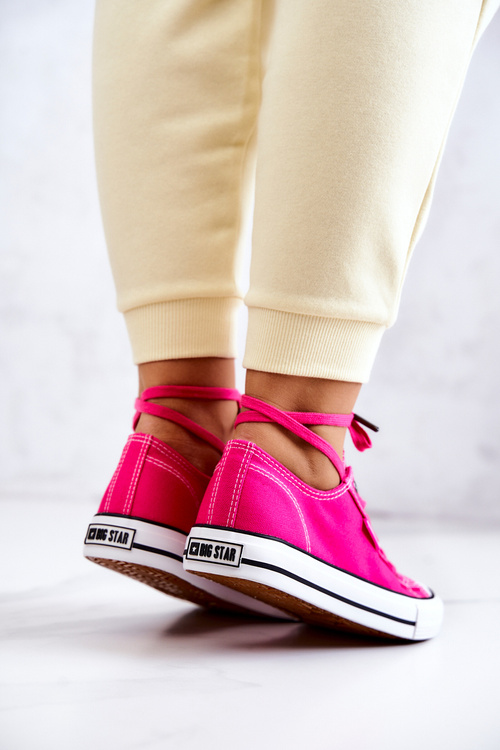 Жіночі низькі кросівки Big Star JJ274A005 Фуксія