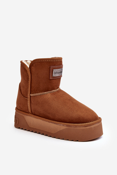 Снігові черевики Vegan на платформі D.Franklin DFSH371004 Коричневий