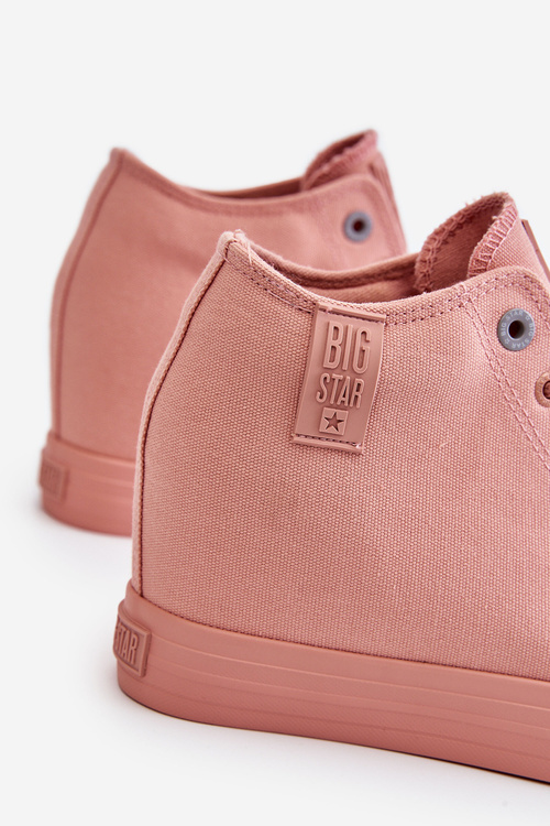 Високі кросівки Hidden Wedge Big Star LL274036 Рожеві
