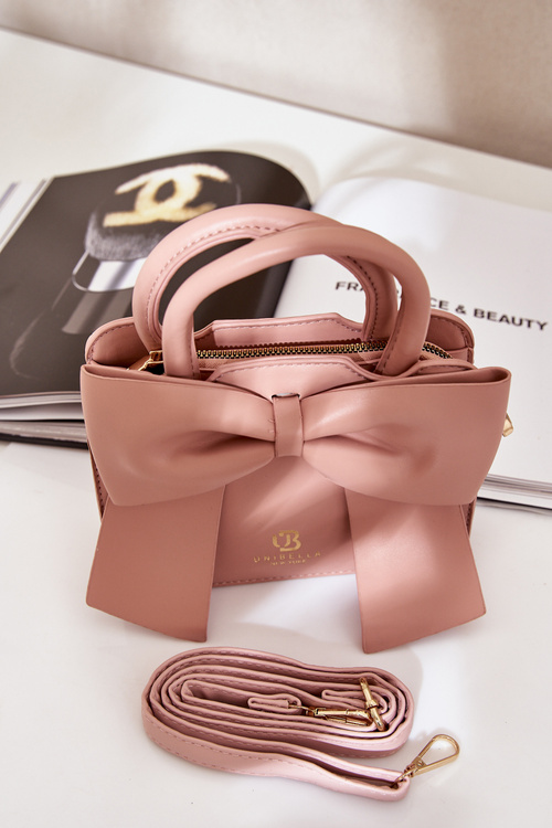 Маленька Сумка З Бантом Світло-рожева Nesehe