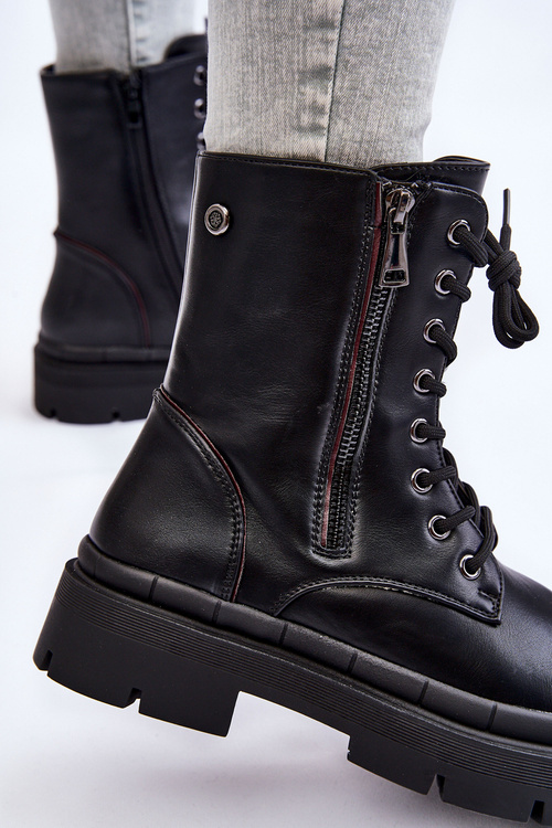 Чорні замшеві черевики Alette