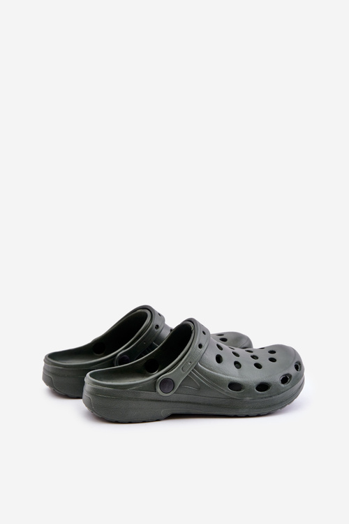 Чоловічі босоніжки тапочки для саду біля басейну Темно-зелені