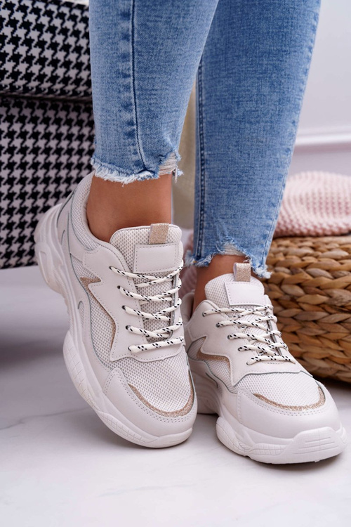 Спортивне жіноче взуття бежевого кольору Brocade Winchester