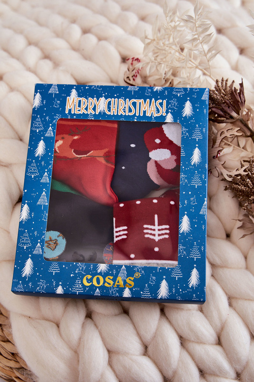 Набір чоловічих новорічних шкарпеток Cosas Mix 4