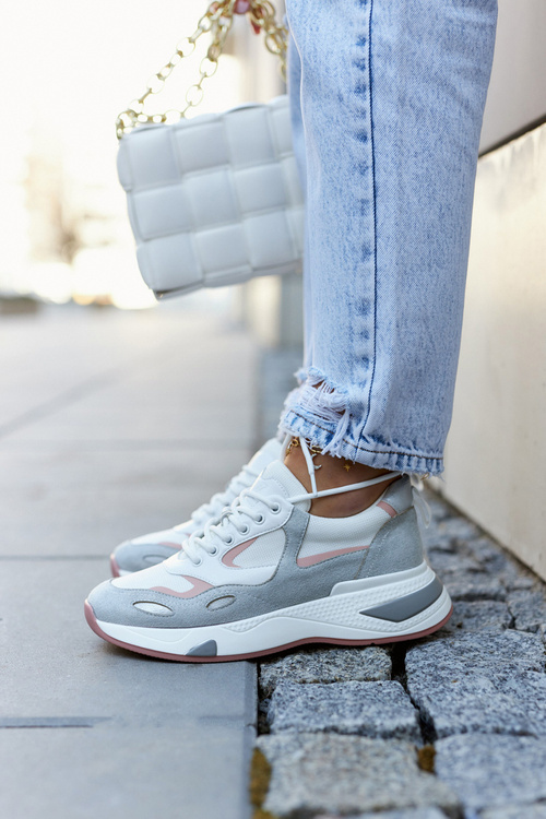 Жіночі спортивні кросівки Sneakers White And Grey Spencer
