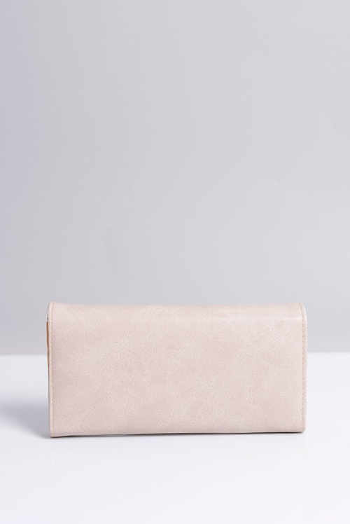 Великий жіночий гаманець бежевого кольору