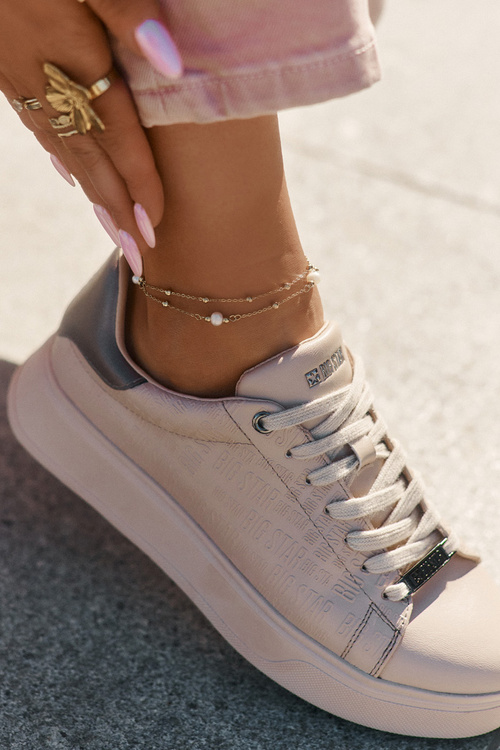 Жіночі Кросівки З Еко Шкіри Big Star RR274259 Бежеві