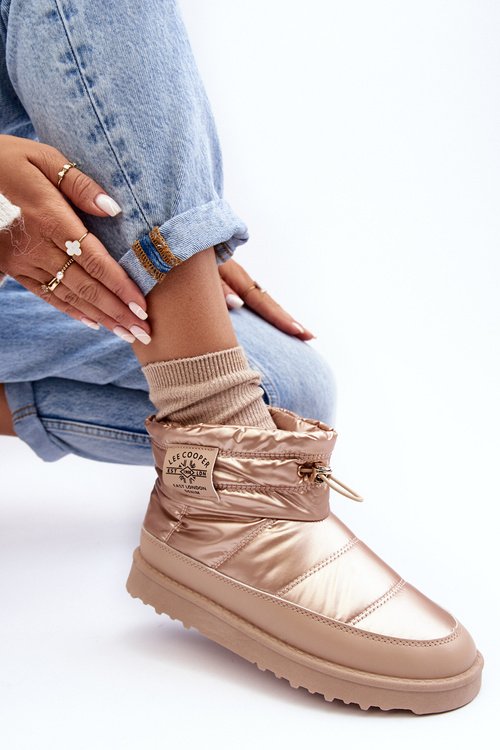 Жіночі утеплені зимові черевики Lee Cooper LCJ-23-44-1965L Бежеві