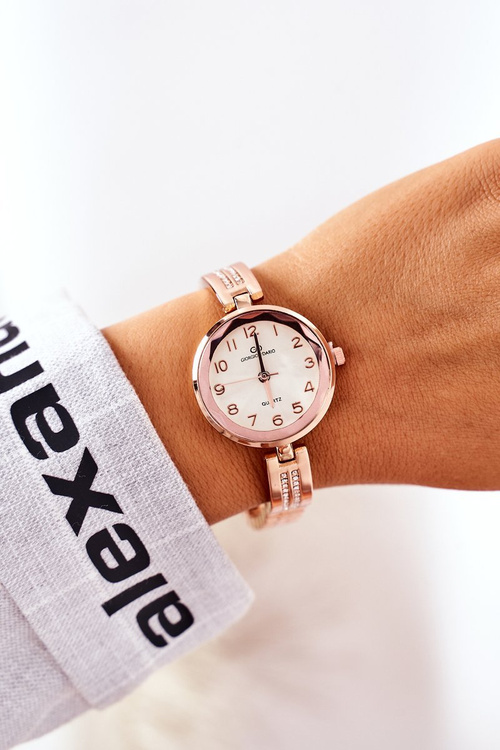 Watch On Браслет із кубічним цирконієм Giorgio & Dario Rose Gold