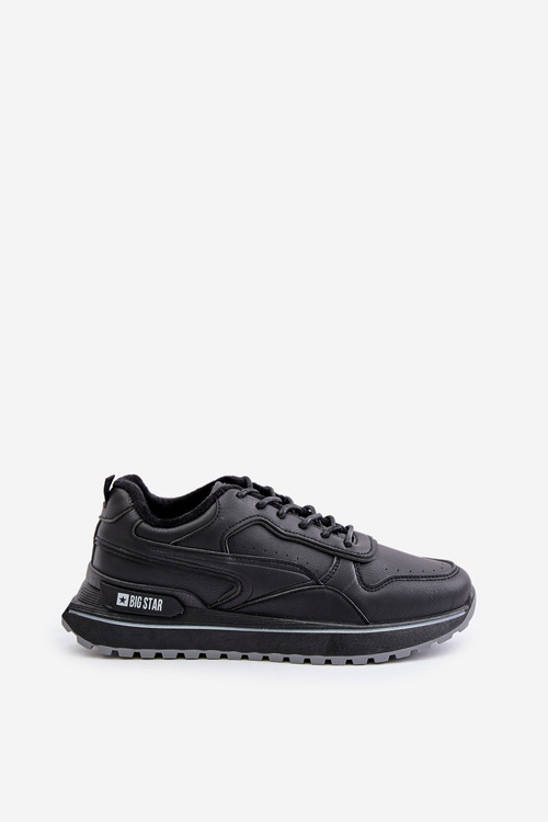 Чоловічі утеплені кросівки Big Star OO174675 HI-POLY SYSTEM Чорні