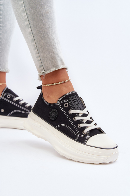 Жіночі кросівки на масивній підошві Big Star NN274125 Чорні