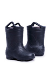 Дитячі гумові калоші Чоботи темно-сині зняті вставки стомілки
